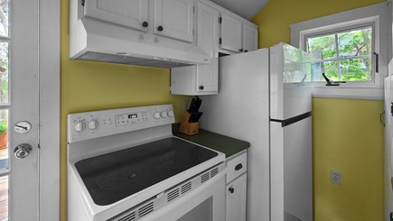 Wellfleet Cape Cod vacation rental - Kitchen with range and refrigerator