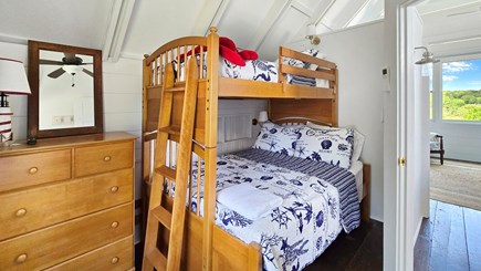 Wellfleet Cape Cod vacation rental - Second floor bedroom with bunk, twin on top, full on bottom