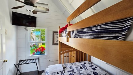 Wellfleet Cape Cod vacation rental - Second floor bedroom with bunk, twin on top, full on bottom