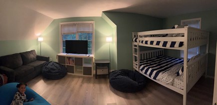 Eastham Cape Cod vacation rental - Second Floor- queen over queen bunk with queen pullout couch