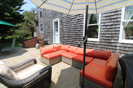 Truro Cape Cod vacation rental - outdoor sofa