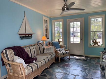 Harwich, Walk to Beach Cape Cod vacation rental - Breezeway for relaxing