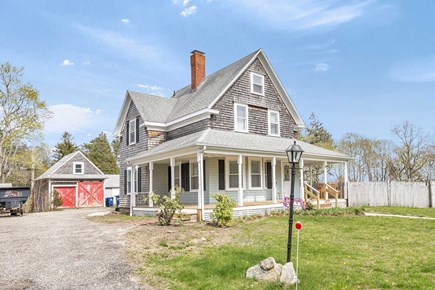 Bourne, Buzzards Bay Cape Cod vacation rental - Wrap-around porch perfect for country relaxation.