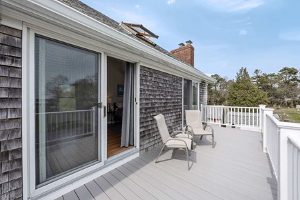 Bourne, Buzzards Bay Cape Cod vacation rental - Peaceful deck retreat under fresh, open skies.