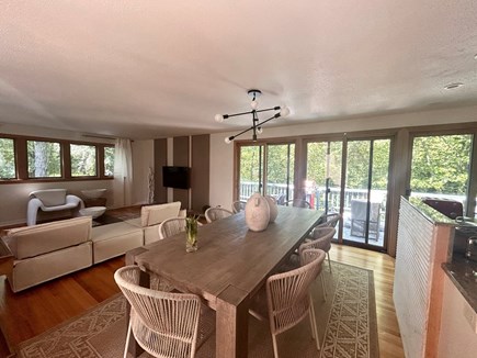 Harwich Cape Cod vacation rental - Dining Table + Living Room