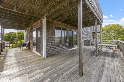 Harwich Cape Cod vacation rental - Lower Level Deck Area