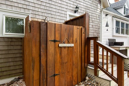 Harwich Center Cape Cod vacation rental - Large outdoor shower - great for after a day at the beach!