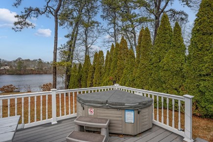 Bourne, Buzzards Bay Cape Cod vacation rental - Relax and unwind in the hot tub on the deck