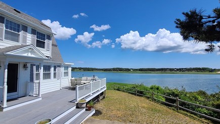 Wellfleet Cape Cod vacation rental - Awesome water views from the deck and yard