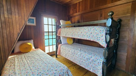 Wellfleet Cape Cod vacation rental - Second floor bedroom with bunk bed and twin