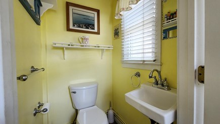 Wellfleet Cape Cod vacation rental - First floor half bathroom off kitchen