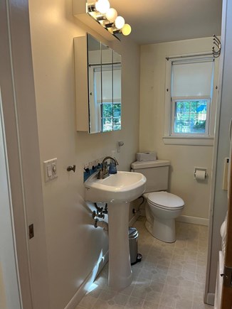 Truro Cape Cod vacation rental - Full bath with shower, washer and dryer