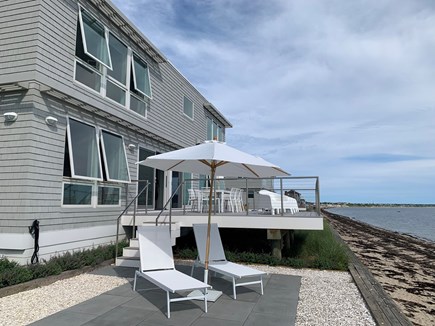 Truro Cape Cod vacation rental - You'll enjoy lounging as well on the lower deck!