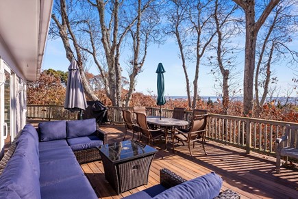 Falmouth - Trunk River Beach Cape Cod vacation rental - Deck w/ Views of Ocean and Martha's Vineyard!