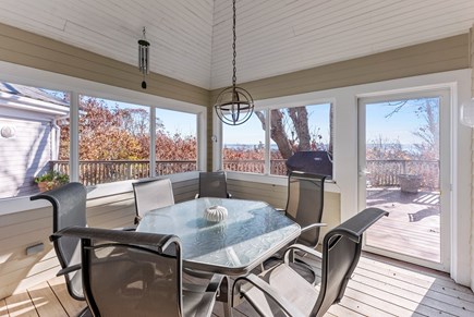 Falmouth - Trunk River Beach Cape Cod vacation rental - Screened Porch
