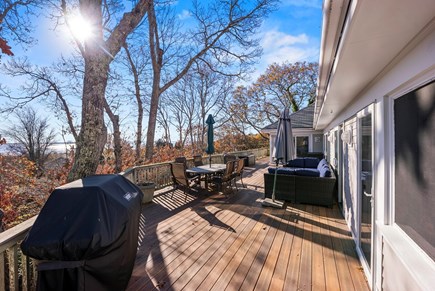 Falmouth - Trunk River Beach Cape Cod vacation rental - Expansive Composite Deck
