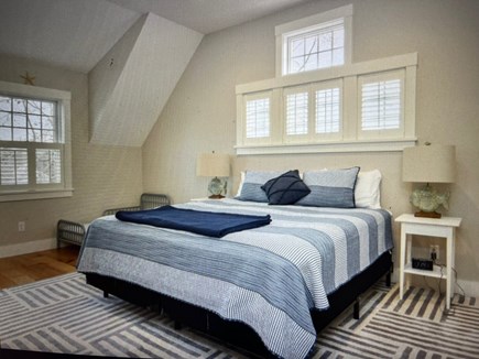 Pocasset Cape Cod vacation rental - Primary bedroom on second floor with en suite bathroom