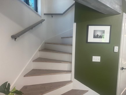 Wellfleet Cape Cod vacation rental - Staircase to upstairs bed and bath