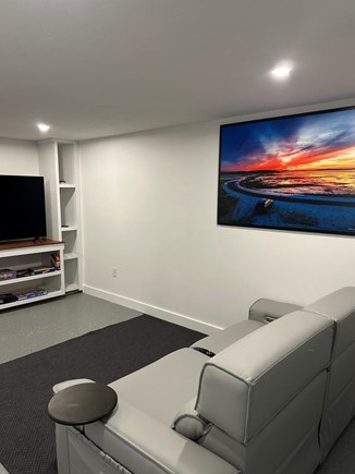 Wellfleet Cape Cod vacation rental - Theatre Room on Lower Level