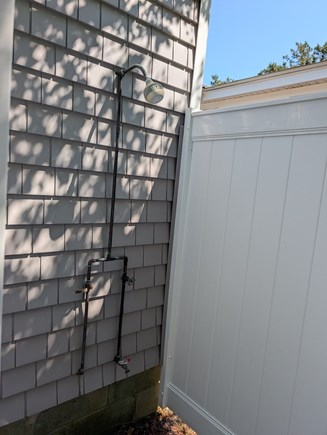 Dennisport Cape Cod vacation rental - Recently installed outside shower