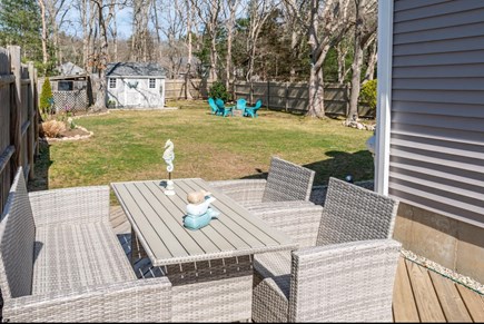 East Falmouth Cape Cod vacation rental - Fabulous outdoor space with grill, outdoor shower and fire pit