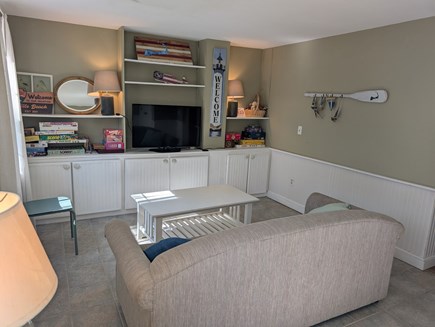 Harwich Cape Cod vacation rental - Den w/ full-size sleeper couch