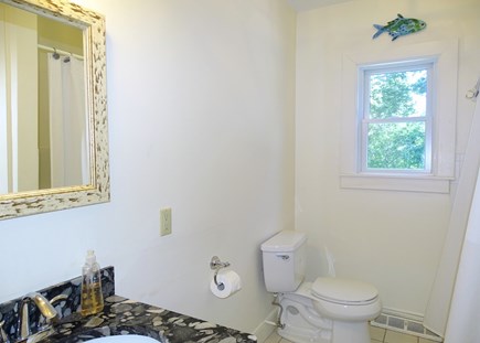 East Sandwich Cape Cod vacation rental - First floor bathroom with tub