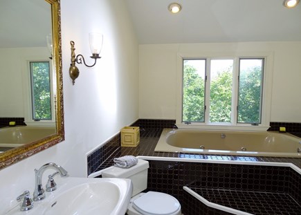 East Sandwich Cape Cod vacation rental - Master bath with Jacuzzi, shower 
