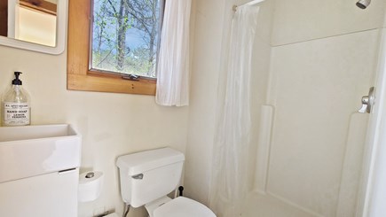 Truro Cape Cod vacation rental - Bathroom with shower in studio cottage