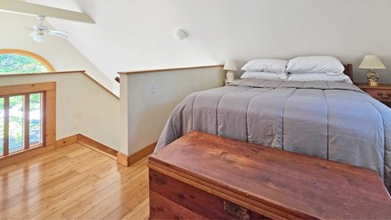Truro Cape Cod vacation rental - Second floor open loft bedroom with full in studio cottage