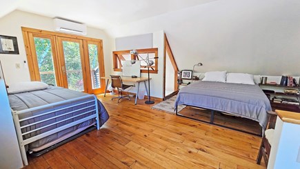 Truro Cape Cod vacation rental - Second floor bedroom with queen and twin in house