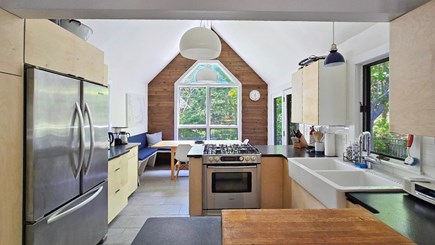 Truro Cape Cod vacation rental - Nicely equipped, eat-in kitchen with stainless appliances