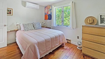 Truro Cape Cod vacation rental - First floor bedroom with queen bed in house