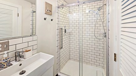 Truro Cape Cod vacation rental - First floor bathroom with shower in house