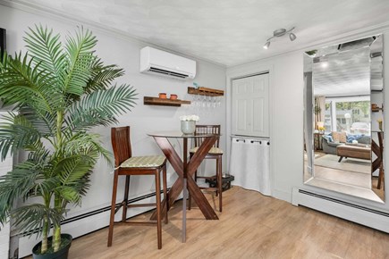 South Yarmouth Cape Cod vacation rental - Dining area off of living room with seating for two