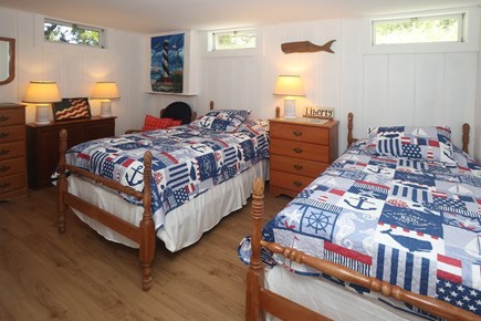 Orleans Cape Cod vacation rental - Lower Floor: Bedroom with 2 twin beds