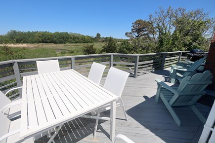 Orleans Cape Cod vacation rental - View from eating area on rear deck