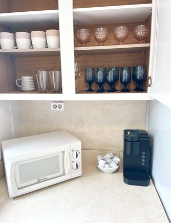 Dennisport Cape Cod vacation rental - Start your day with a cup of coffee on the patio