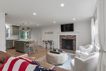 East Dennis Cape Cod vacation rental - Entry Livingroom