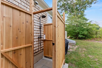 East Dennis Cape Cod vacation rental - Enclosed Outdoor Shower