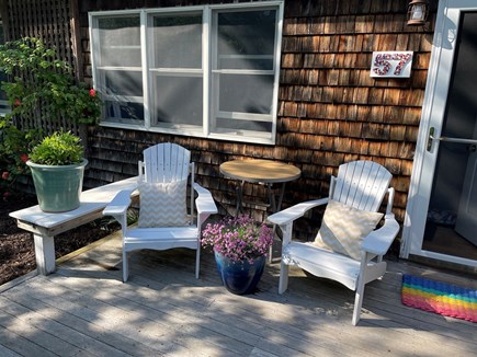 Provincetown Cape Cod vacation rental - Relax on the Adirondack chairs and enjoy the quiet beauty