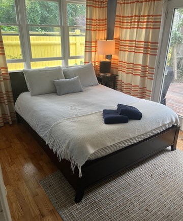 Provincetown Cape Cod vacation rental - Master Bedroom with deck off of it