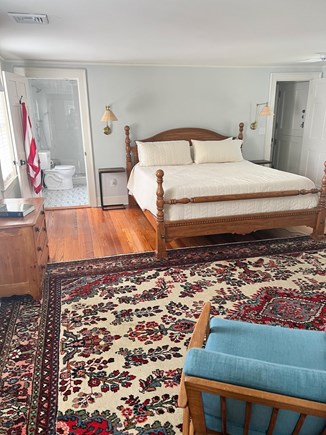 Falmouth Cape Cod vacation rental - King Sized Bed ensuite with a porch-Second Floor