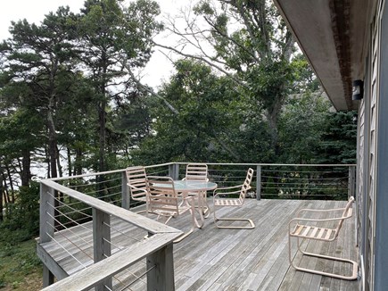 Wellfleet Cape Cod vacation rental - Deck with outside dining space