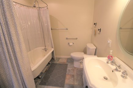 Wellfleet Cape Cod vacation rental - Full Bathroom with Claw foot tub