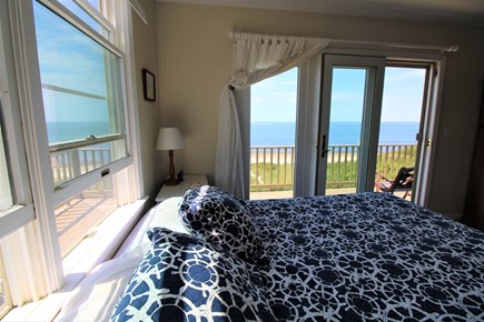 Wellfleet Cape Cod vacation rental - Bedroom with upper Deck
