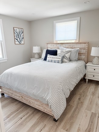 South Yarmouth Cape Cod vacation rental - Queen room 2 with two side tables.