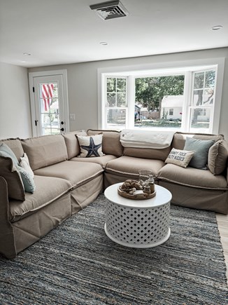 South Yarmouth Cape Cod vacation rental - Comfy sectional.