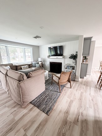 South Yarmouth Cape Cod vacation rental - Cozy living area with Smart TV.
