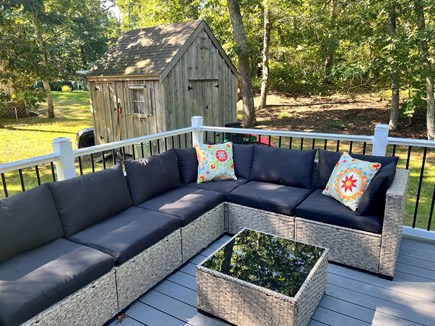 Harwich Cape Cod vacation rental - Patio Seating (Backyard)